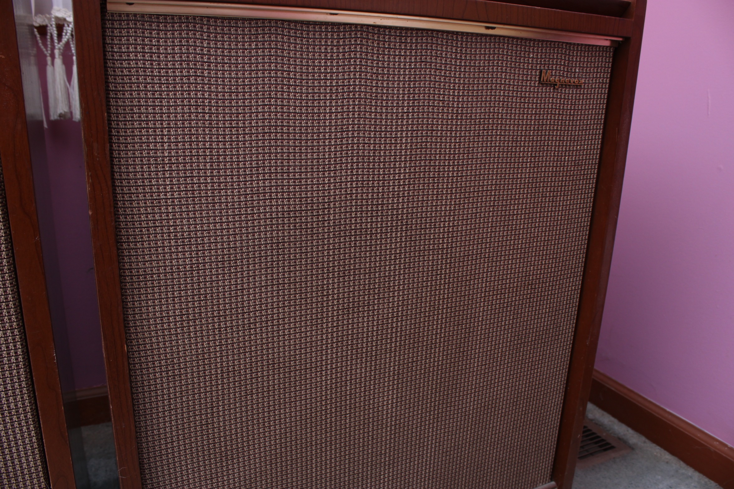 Magnigicant Magnavox Stereophonic High Fidelity Console and Record Collection