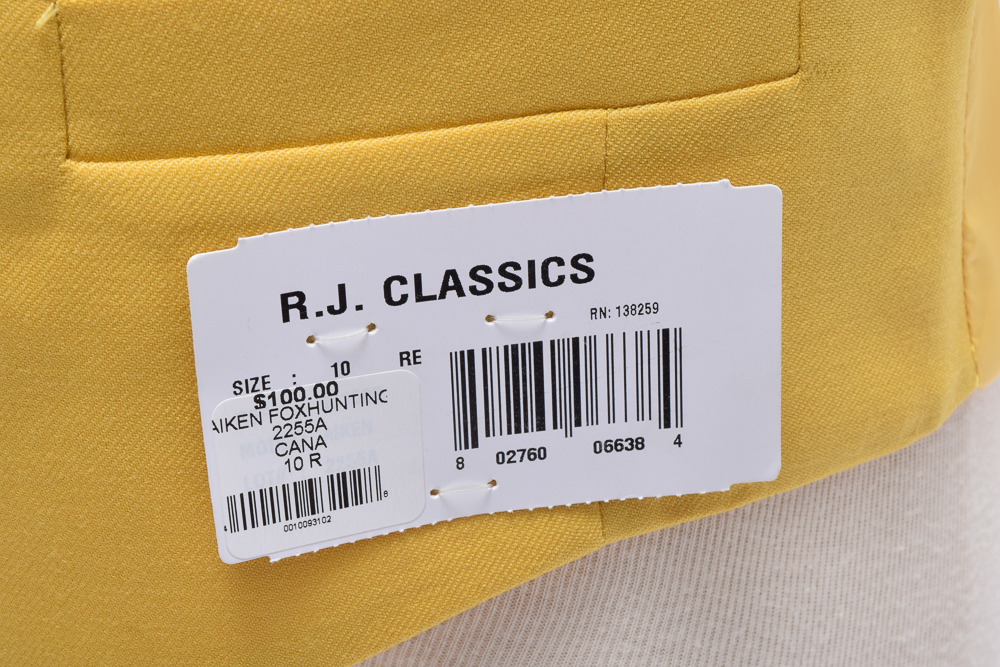 Women's R.J. Classics Aiken Fox Hunting Yellow Vest