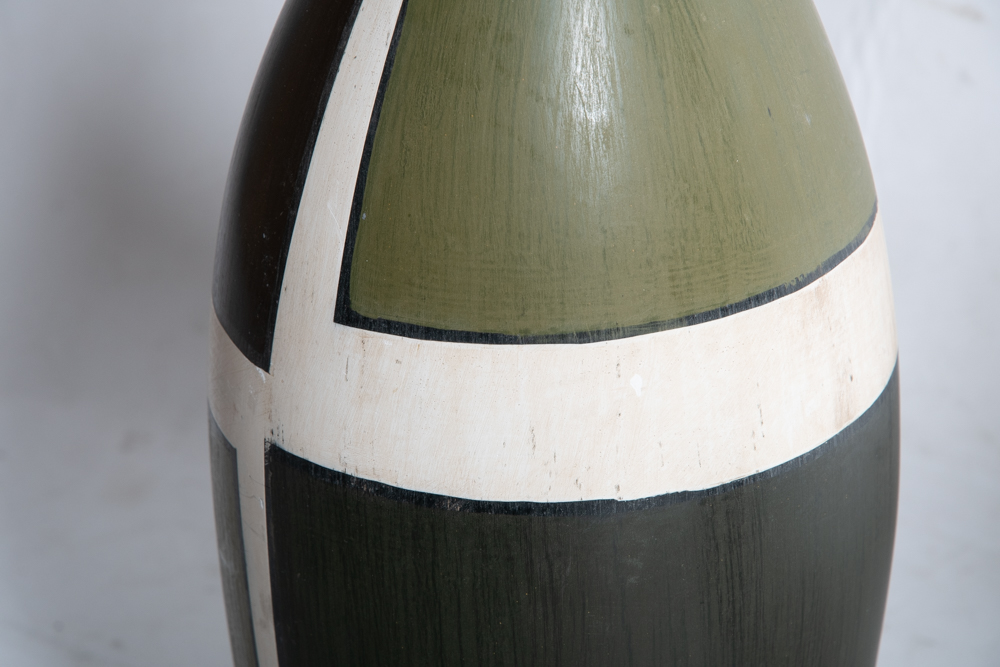 Painted Ceramic Floor Vases