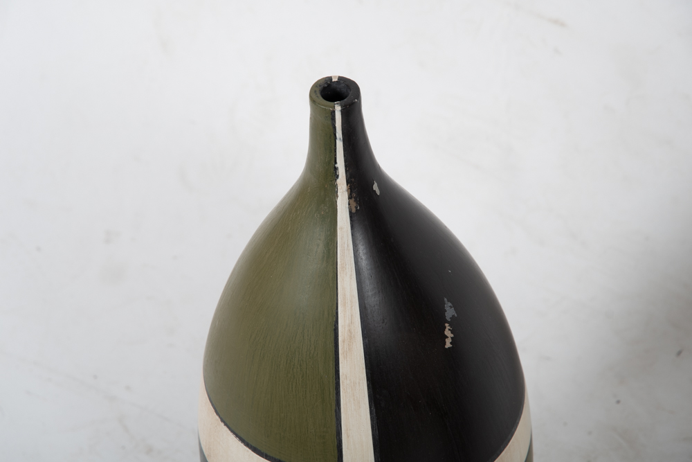 Painted Ceramic Floor Vases