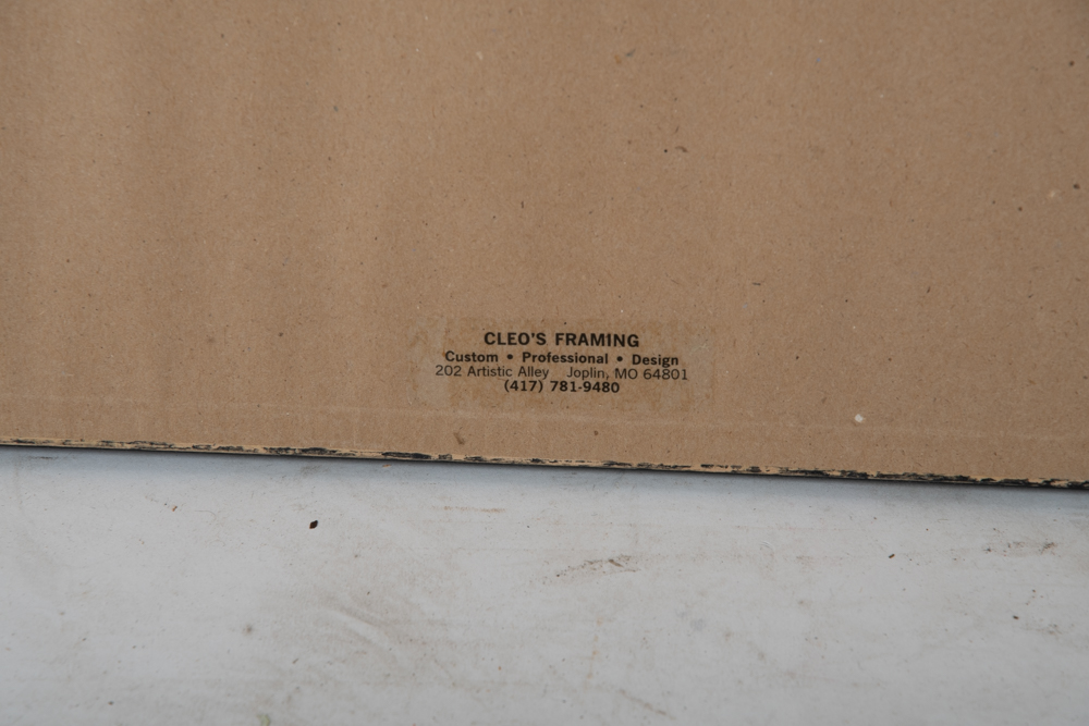 Munich Zoological Garden Poster in Frame