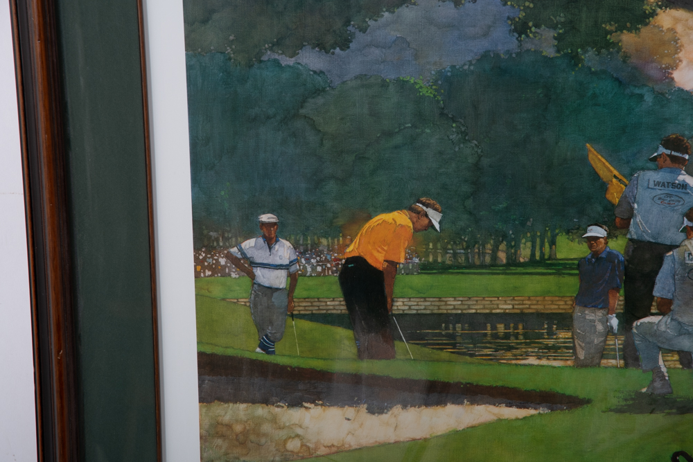 Offset Lithograph After Bart Forbes "1993 GTE Byron Nelson Classic"