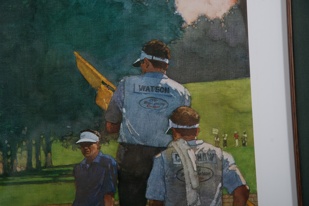 Offset Lithograph After Bart Forbes "1993 GTE Byron Nelson Classic"