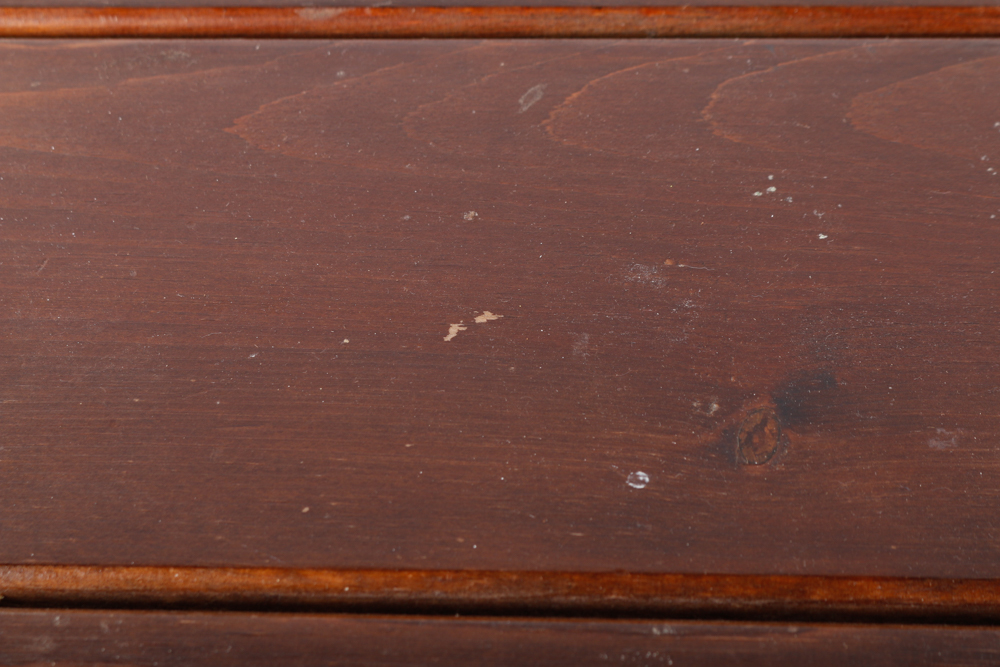 Wood and Metal Accent Table