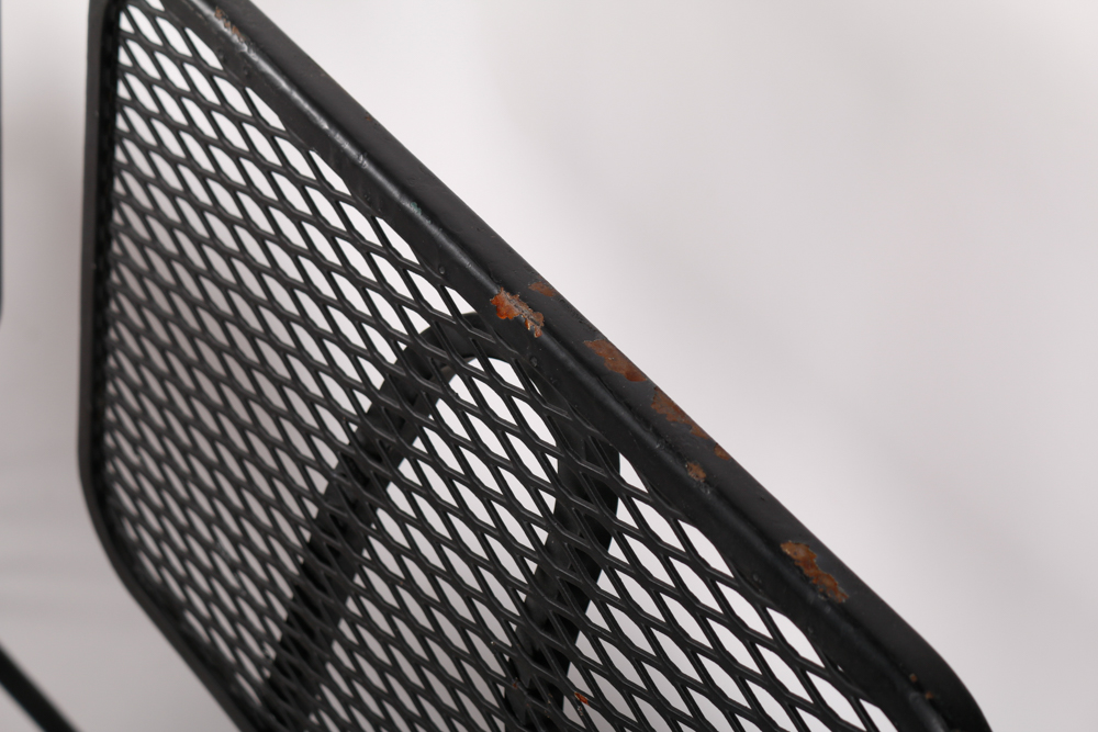 Set of Vintage Metal Side Chairs