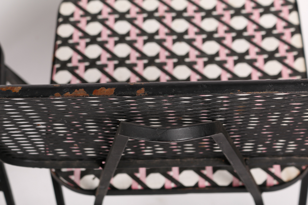 Set of Vintage Metal Side Chairs