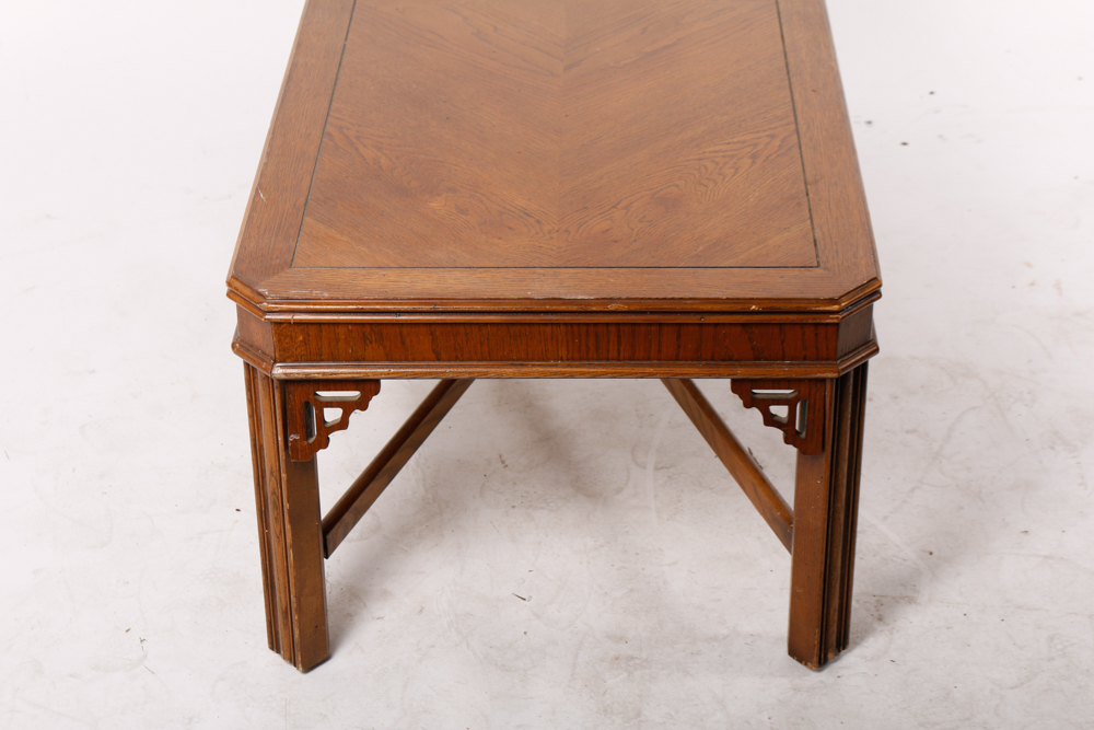 Chinese Chippendale Style Coffee Table by Lane