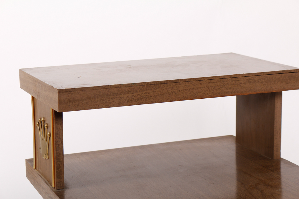 Mid-Century Step-Back End Table