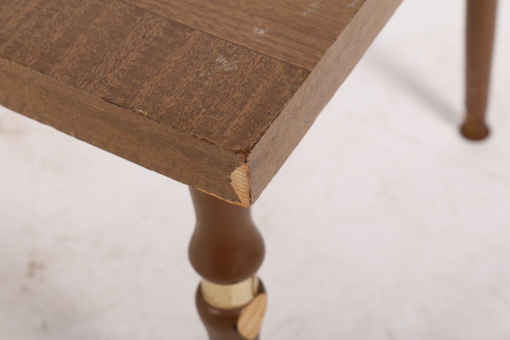 Mid-Century Step-Back End Table