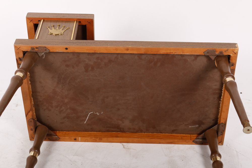 Mid-Century Step-Back End Table