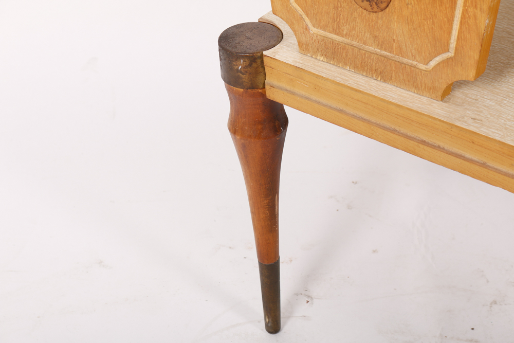 Mid-Century Step-Back End Table