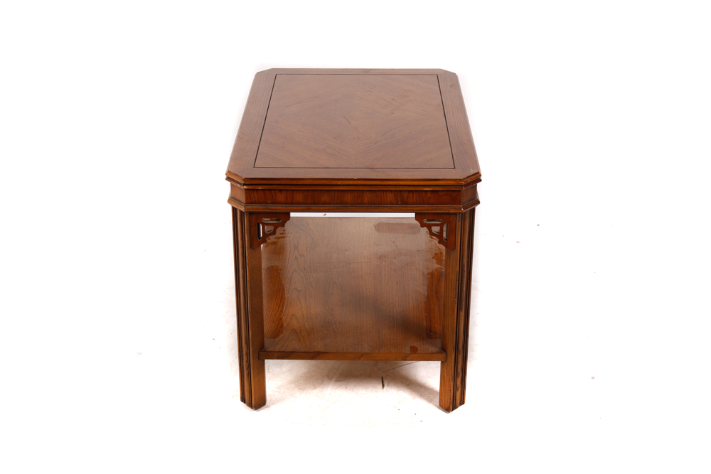 Chinese Chippendale Style Side Table by Lane