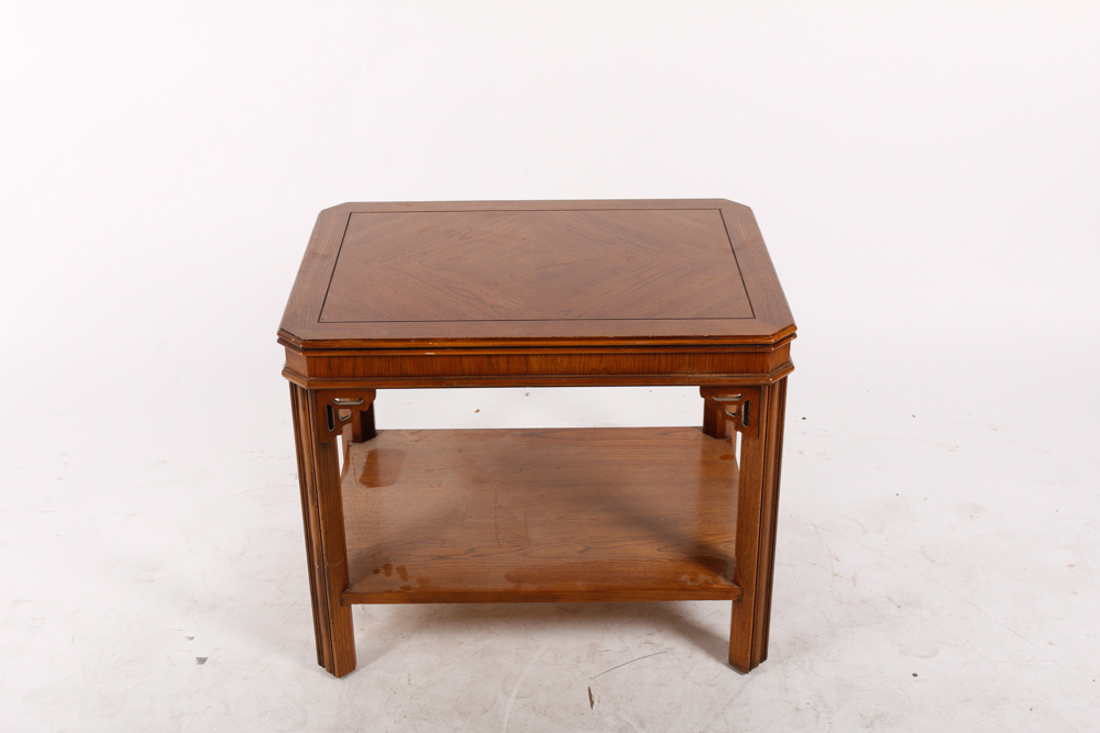 Chinese Chippendale Style Side Table by Lane