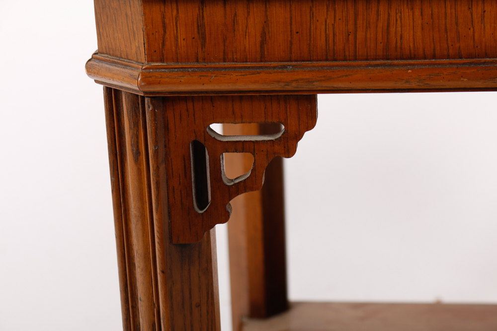 Chinese Chippendale Style Side Table by Lane