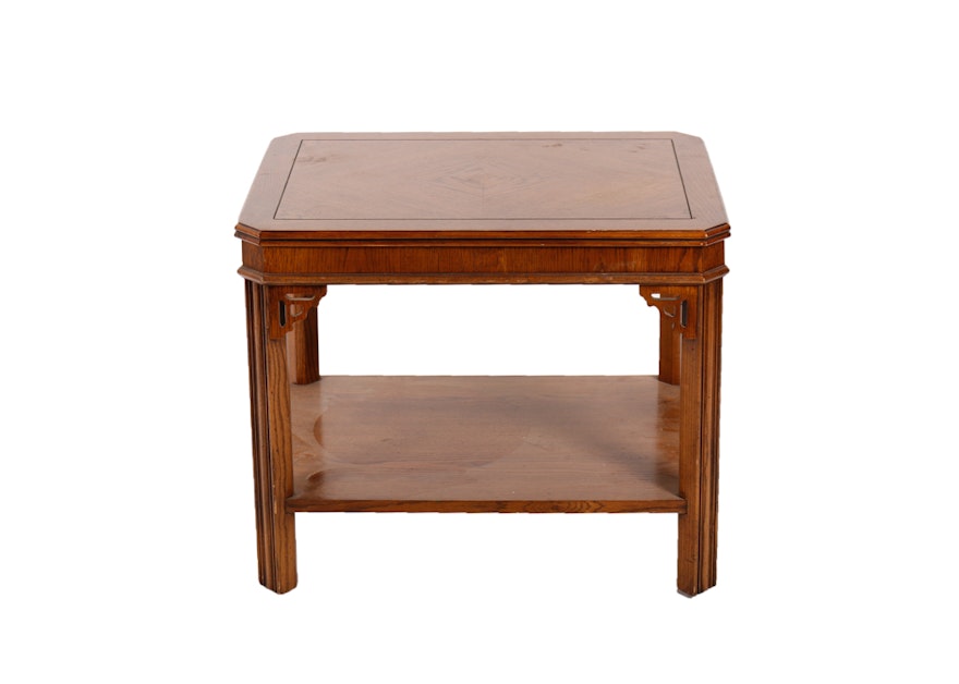 Chinese Chippendale Style Side Table by Lane