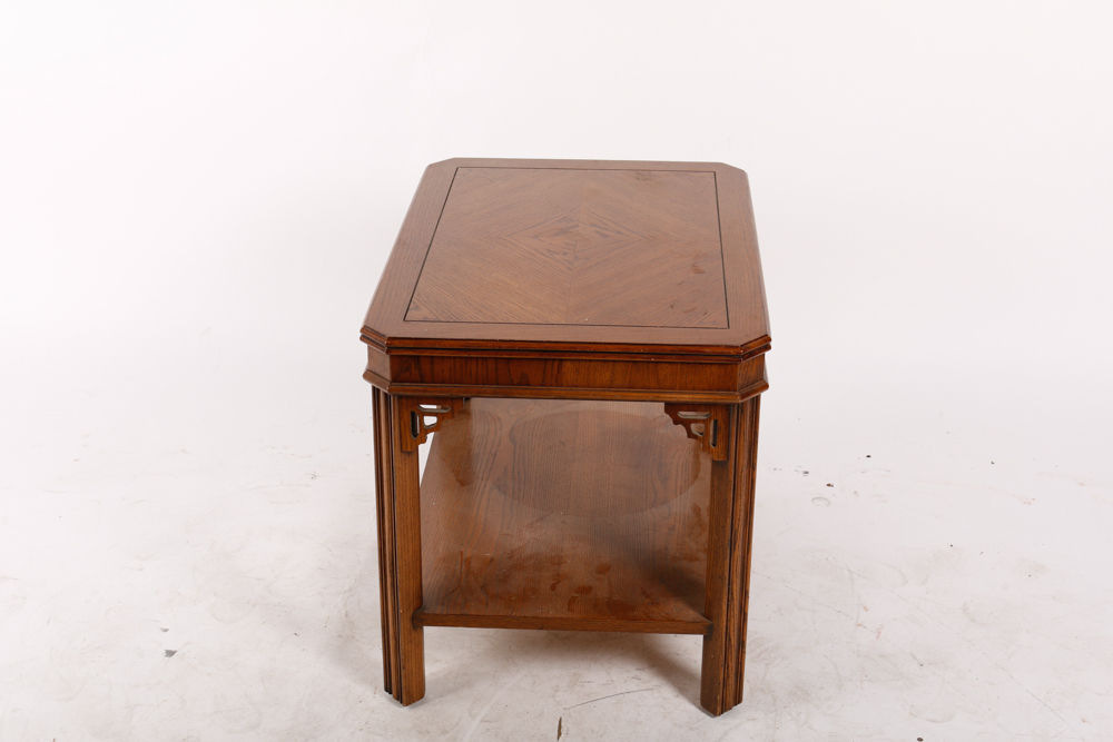 Chinese Chippendale Style Side Table by Lane
