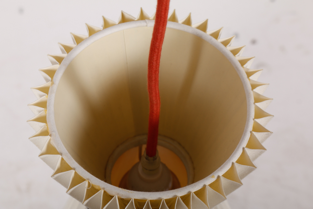 Pendant Lights With Pleated Paper Shades