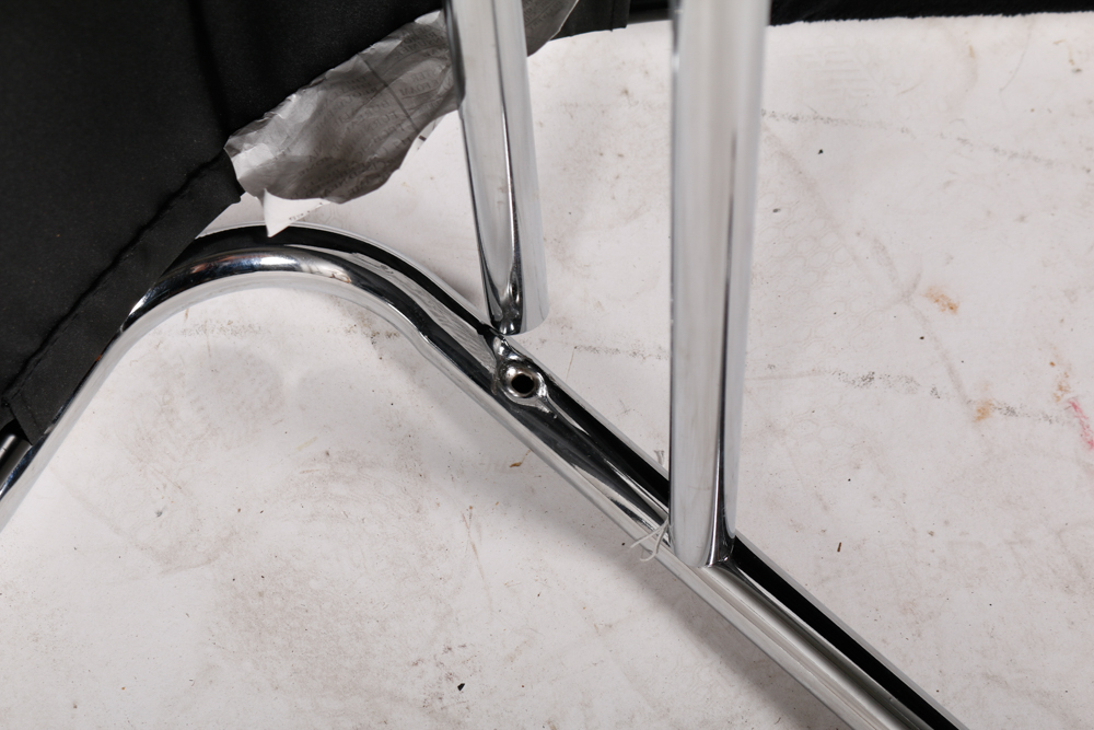 Modern Style Chrome Chaise Lounge