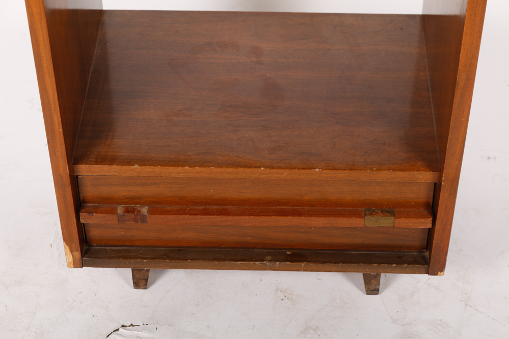 Mid Century Modern Walnut Side Table
