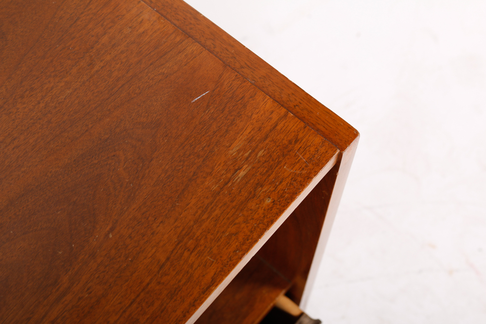 Mid Century Modern Walnut Side Table