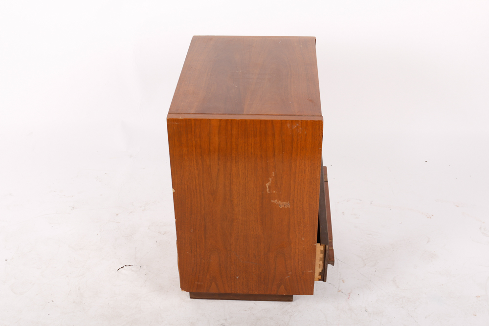 Mid Century Modern Walnut Side Table