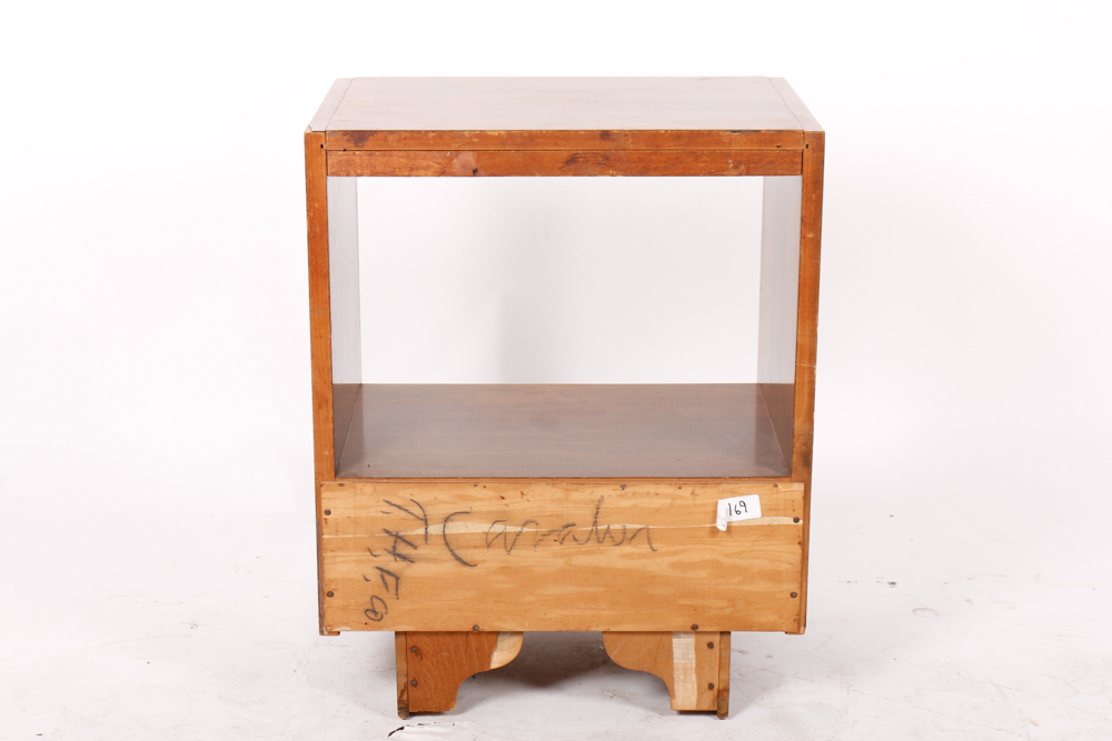 Mid Century Modern Walnut Side Table