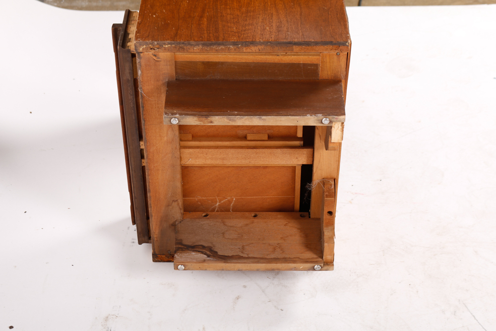 Mid Century Modern Walnut Side Table