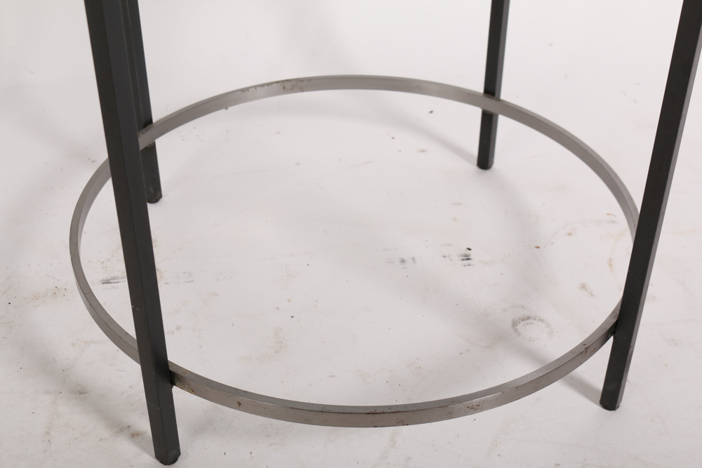 Contemporary Glass Top Accent Tables