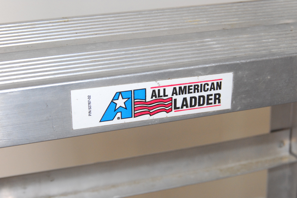 Aluminum All American 6' A-Frame and Louisville Ladder 16' Extension Ladder