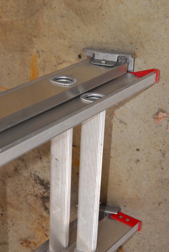 Aluminum All American 6' A-Frame and Louisville Ladder 16' Extension Ladder