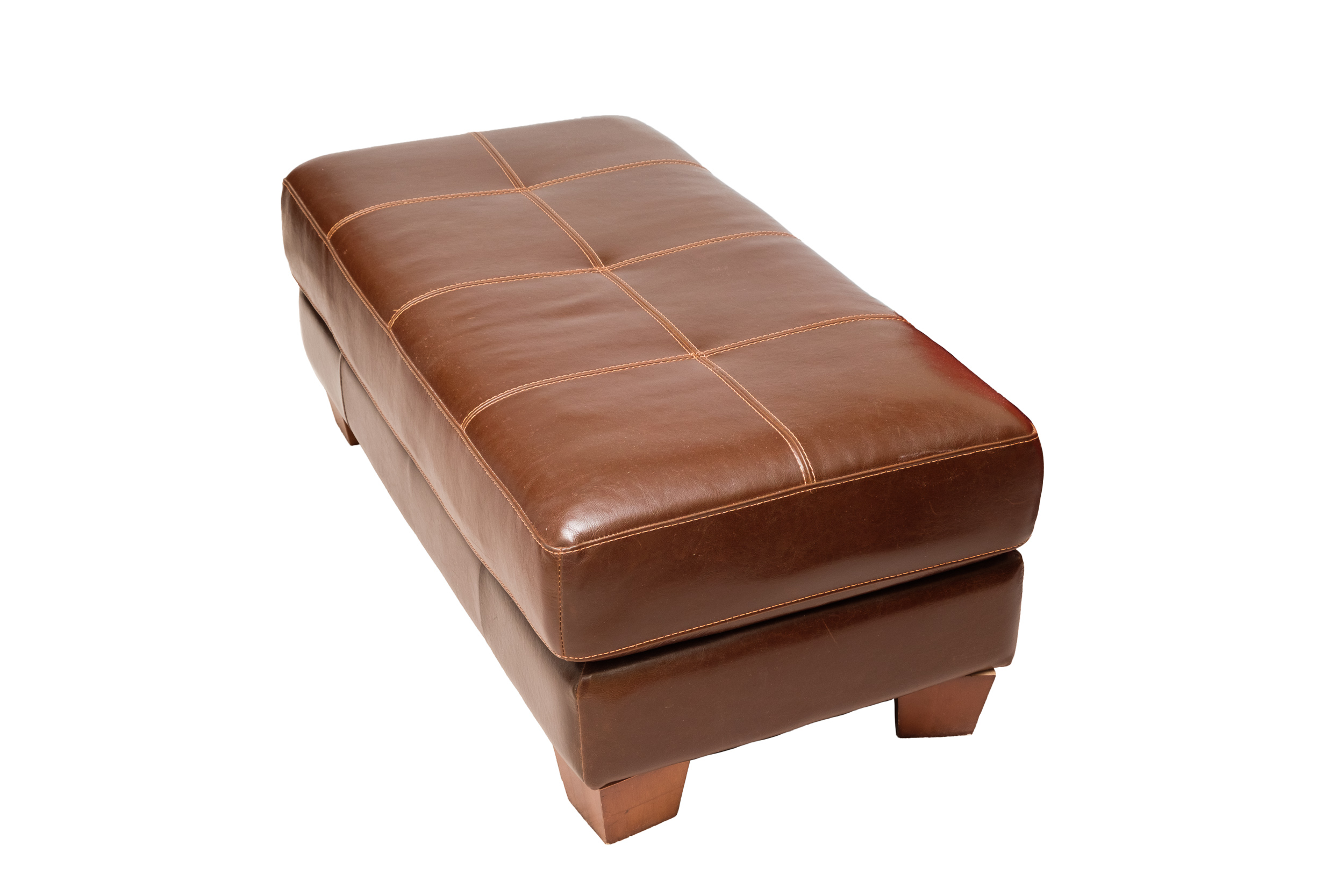 Leather Ottoman by Divani Chateau d'Ax