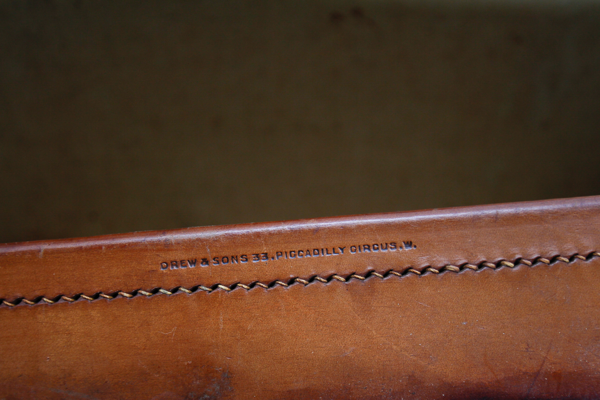 Collection of Vintage Suitcases including Drew and Sons