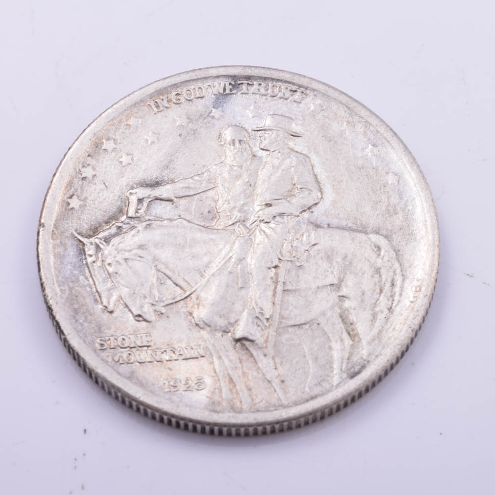 1925 Silver Commemorative Stone Mountain Half Dollar