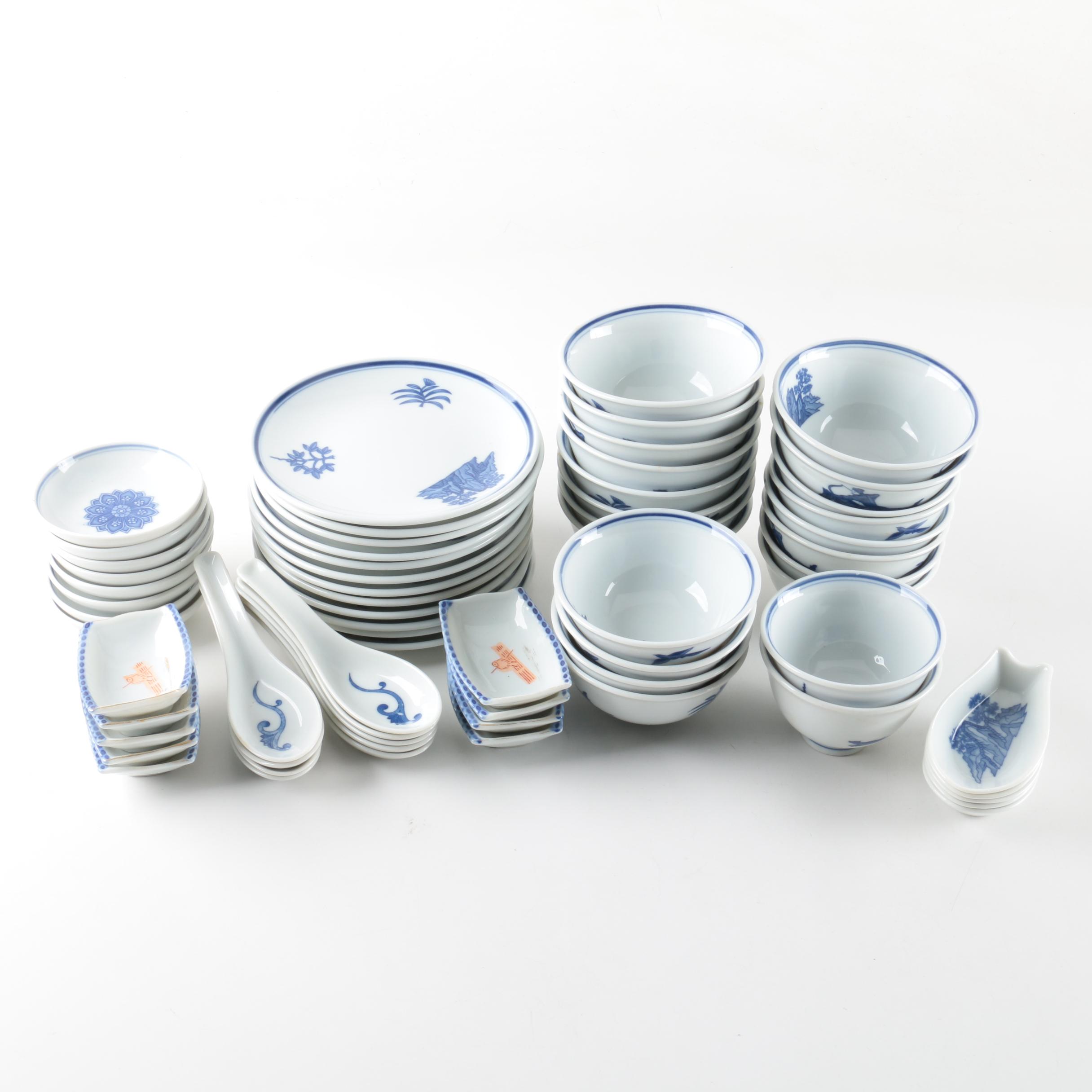 East Asian Porcelain Dinnerware