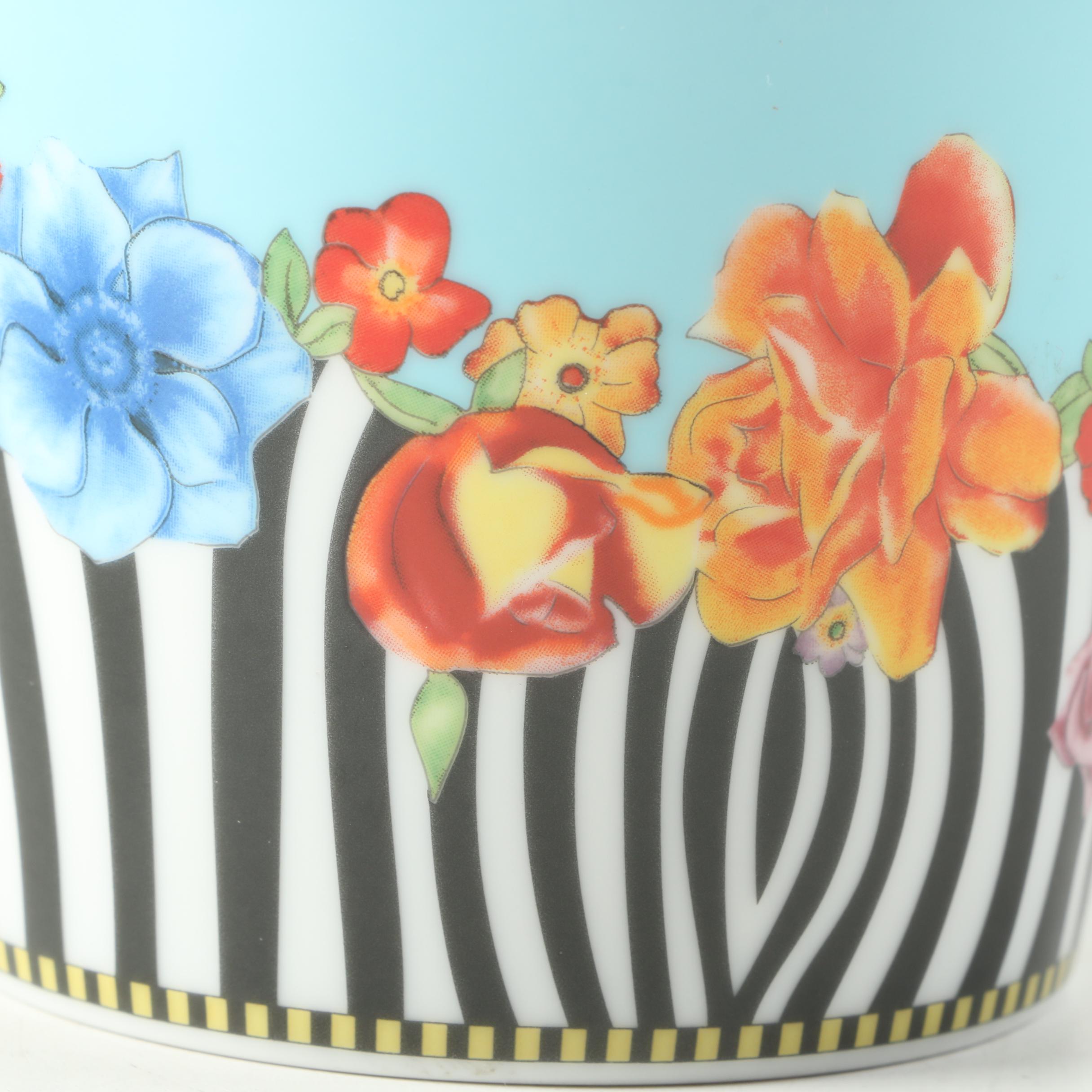 Rosenthal-Continental Versace "Hot Flowers" Coffee Cups