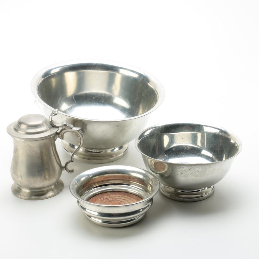 Royal Selangor Pewter Tankard and Other Pewter