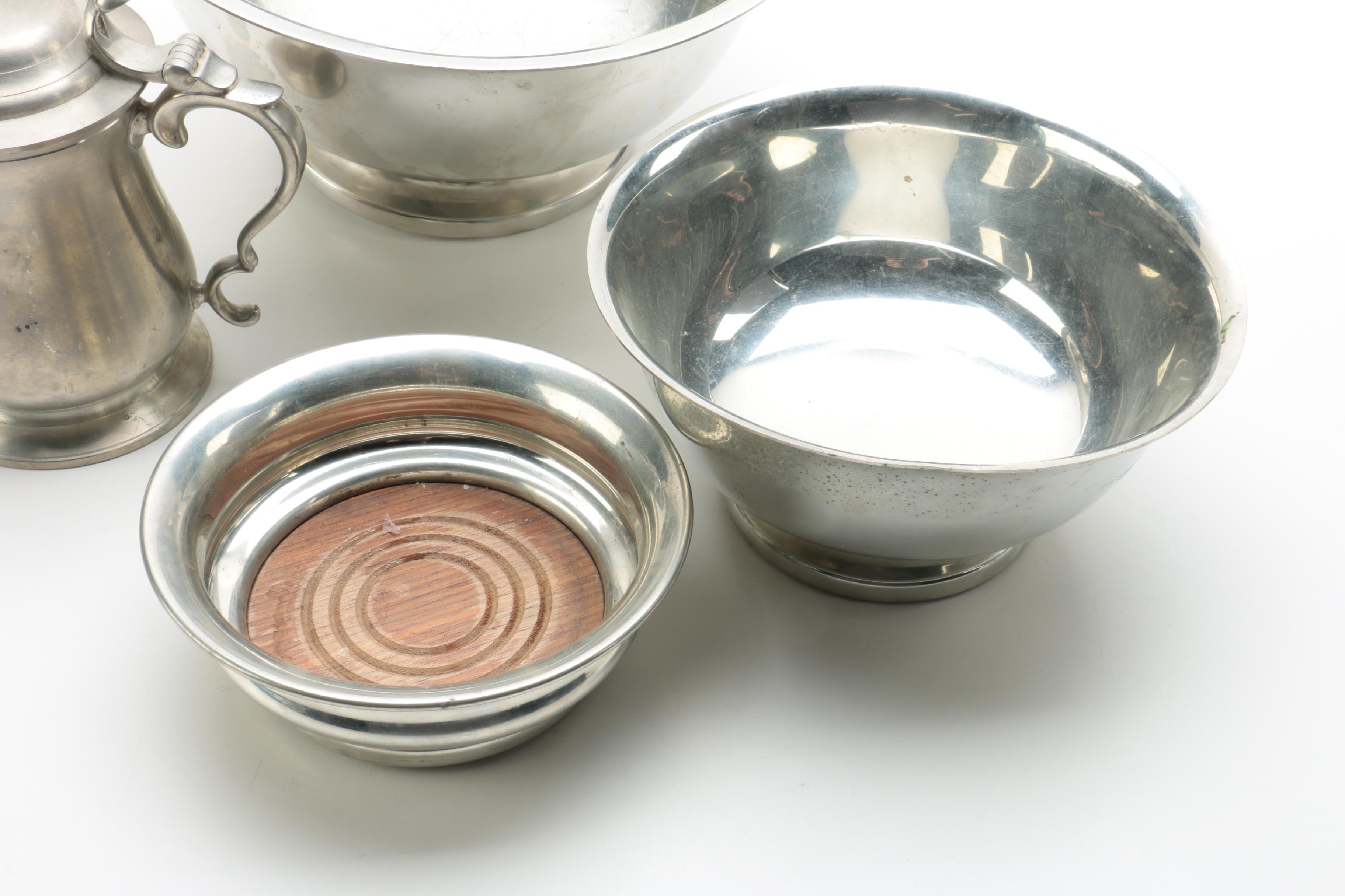 Royal Selangor Pewter Tankard and Other Pewter