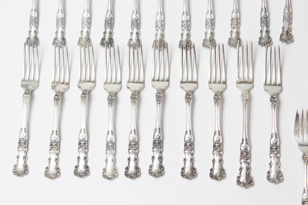 Vintage Gorham Sterling Silver "Buttercup" Flatware
