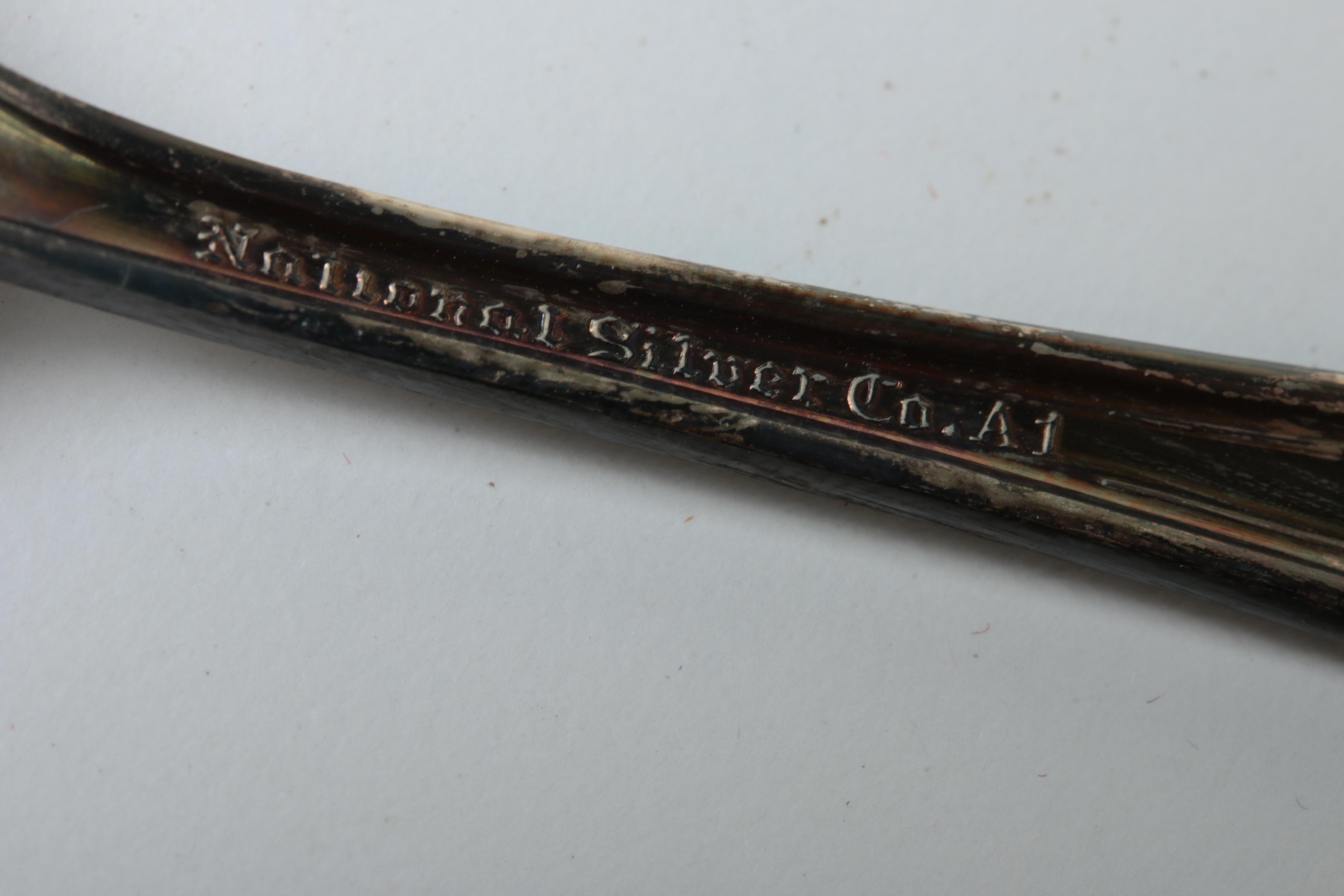 National Silver Co. "Rose and Leaf" Silver-Plated Flatware