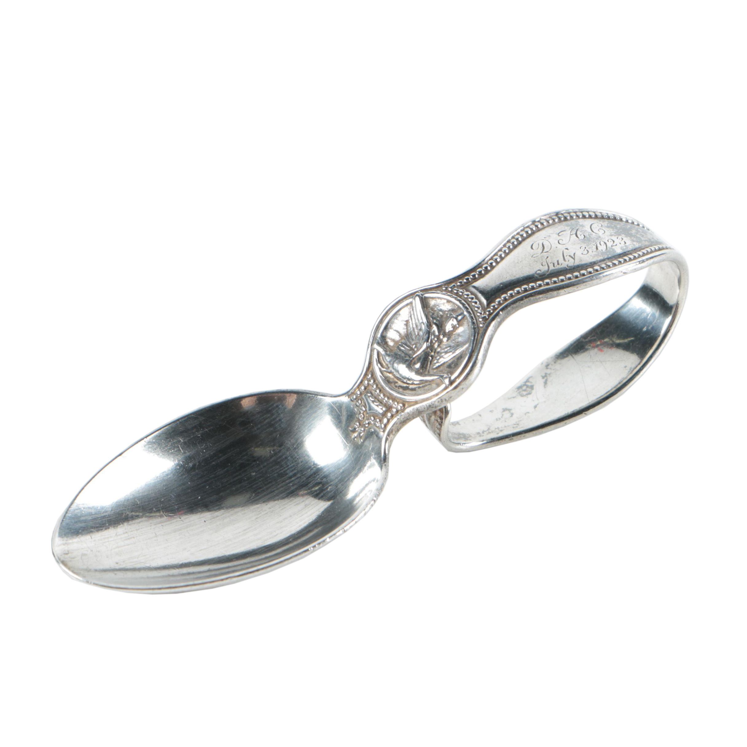 Tiffany & Co. "Mother Goose" Sterling Silver Baby Spoon