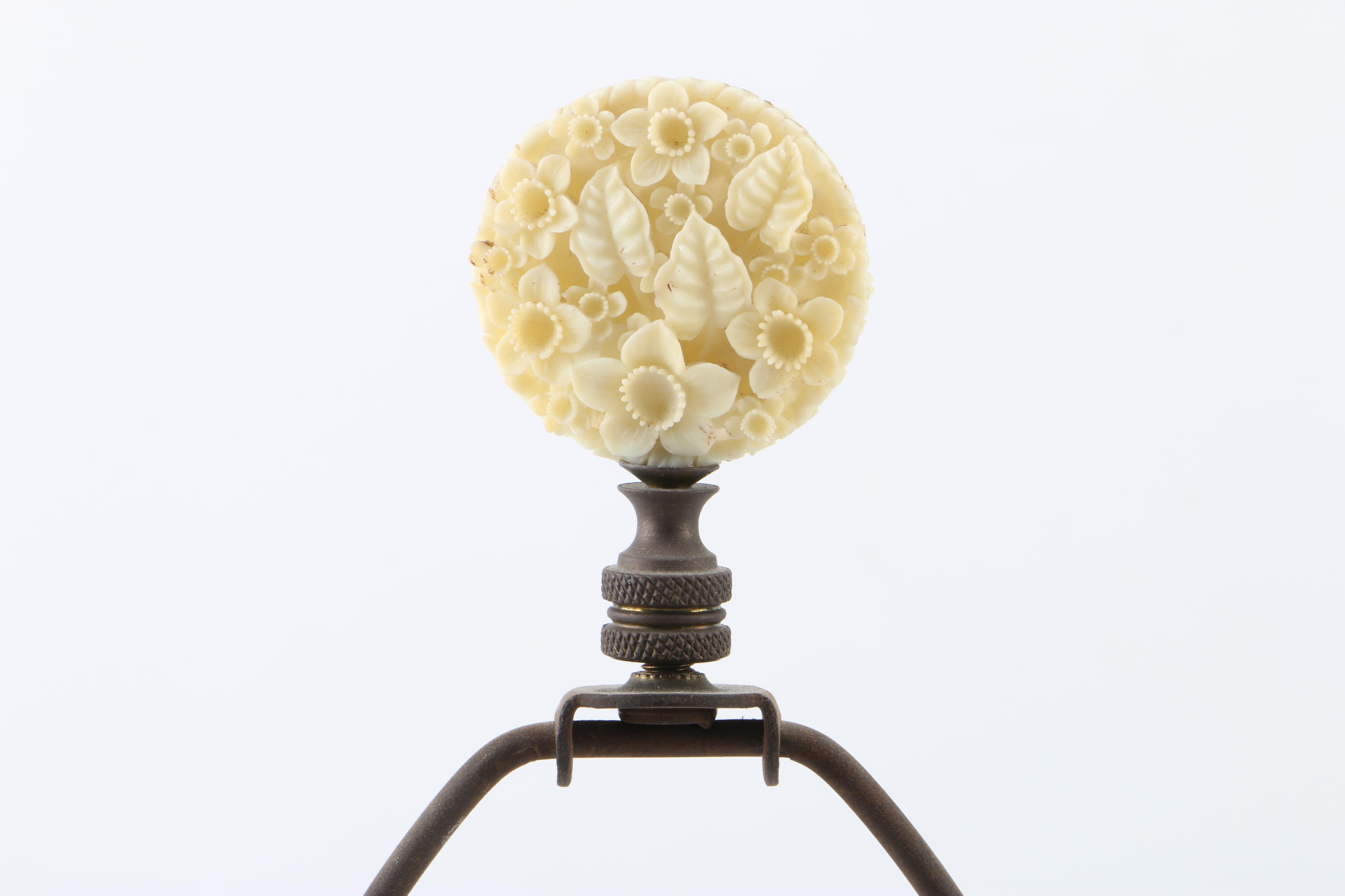 Royal Vienna-Style Porcelain Figural Tableau Lamp