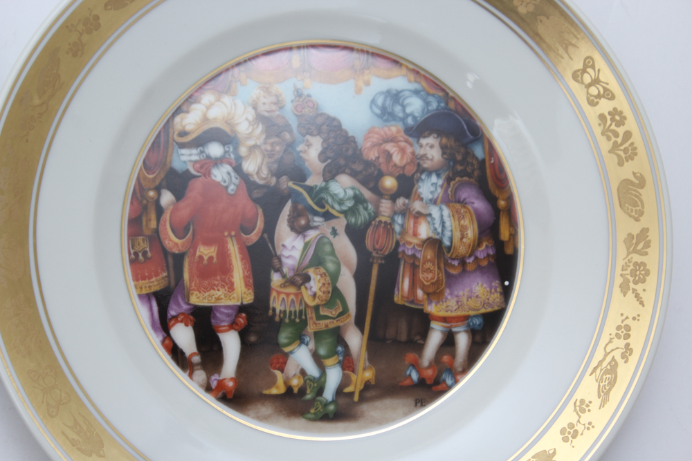 Twelve Royal Copenhagen Porcelain Collector's Plates "Hans Christian Anderson"