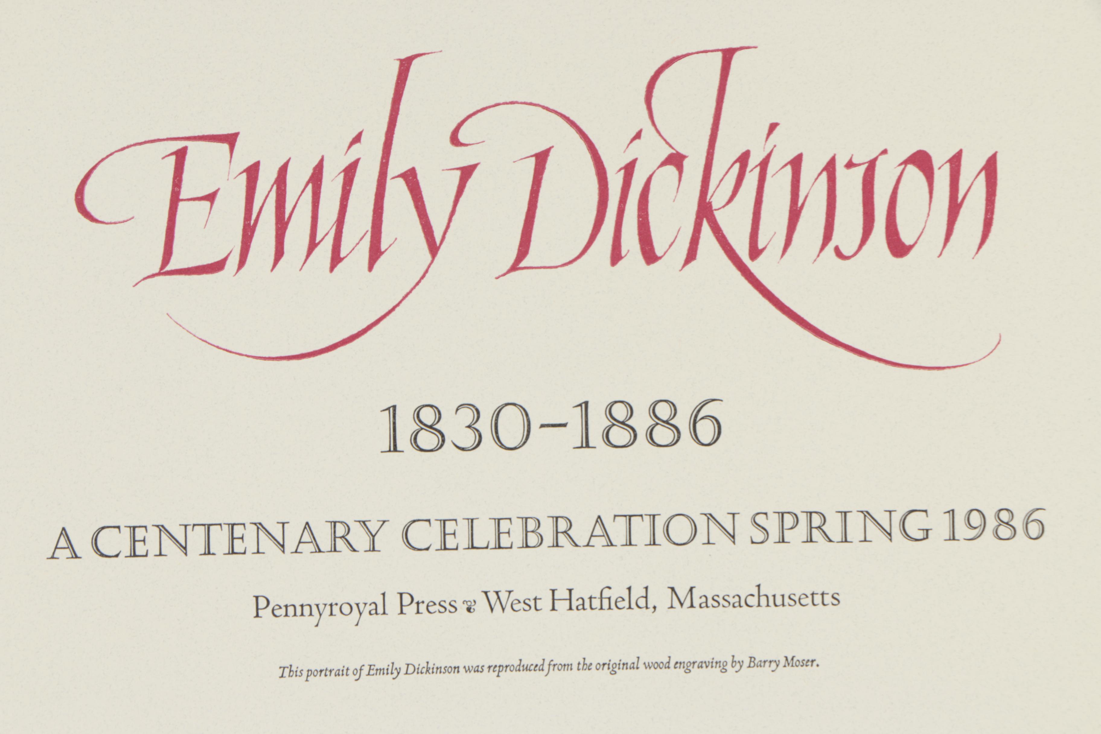 Vintage Posters Featuring Emily Dickinson