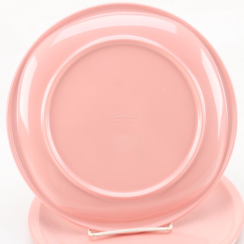 Vintage Boontonware and Melmac "Malibu Ware" Tableware