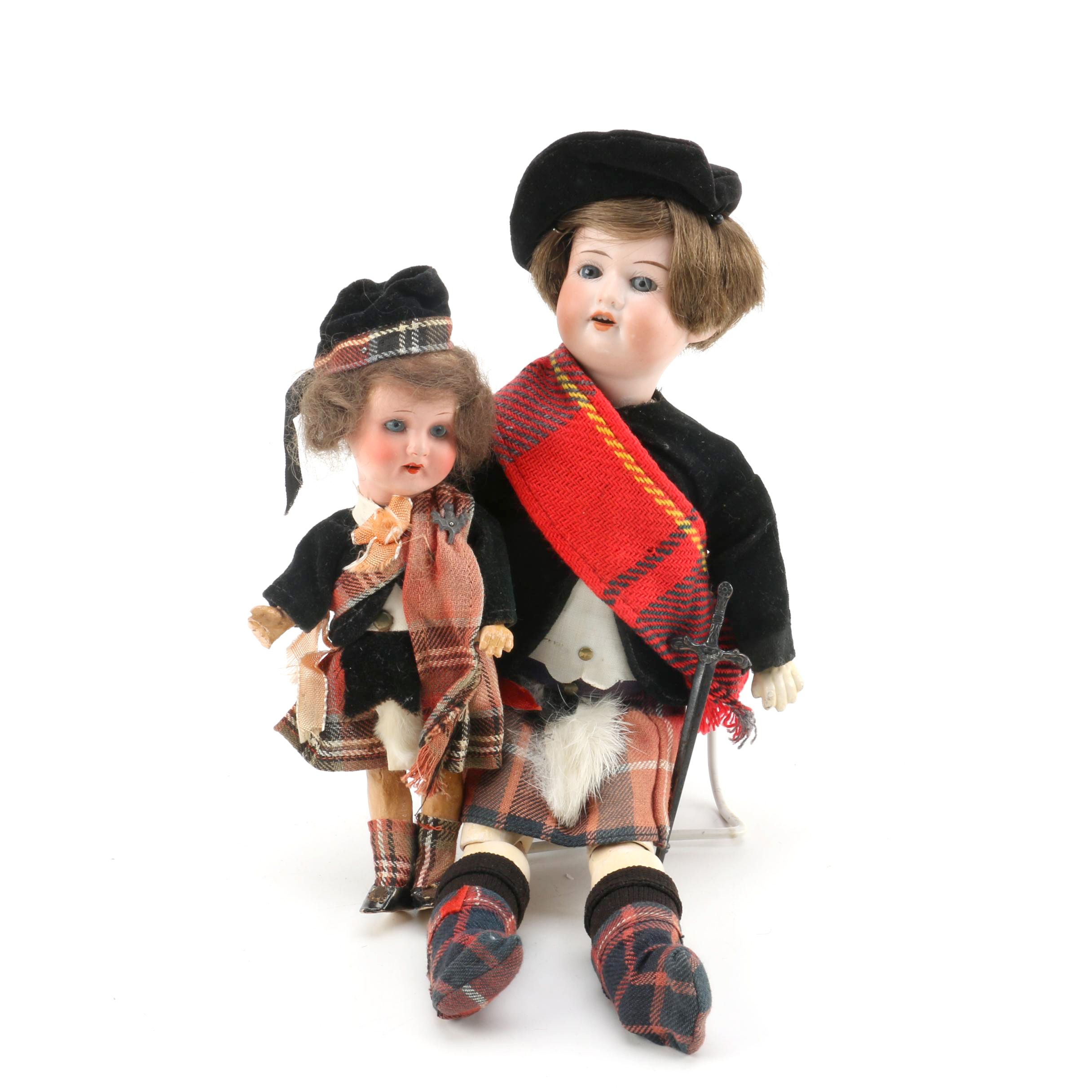 Antique Armand Marseille Bisque and Composition Doll