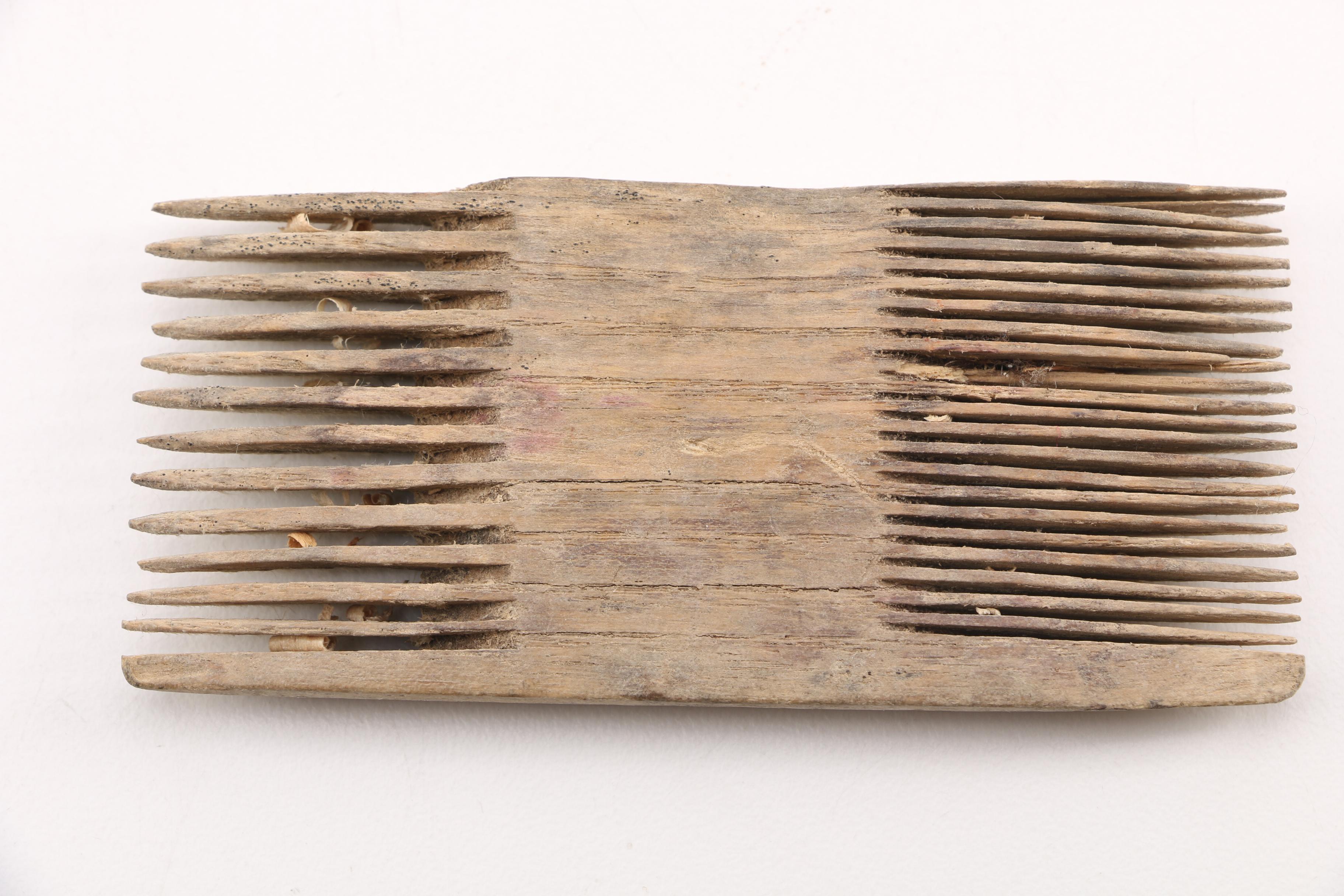 Carved Wood Lice Combs