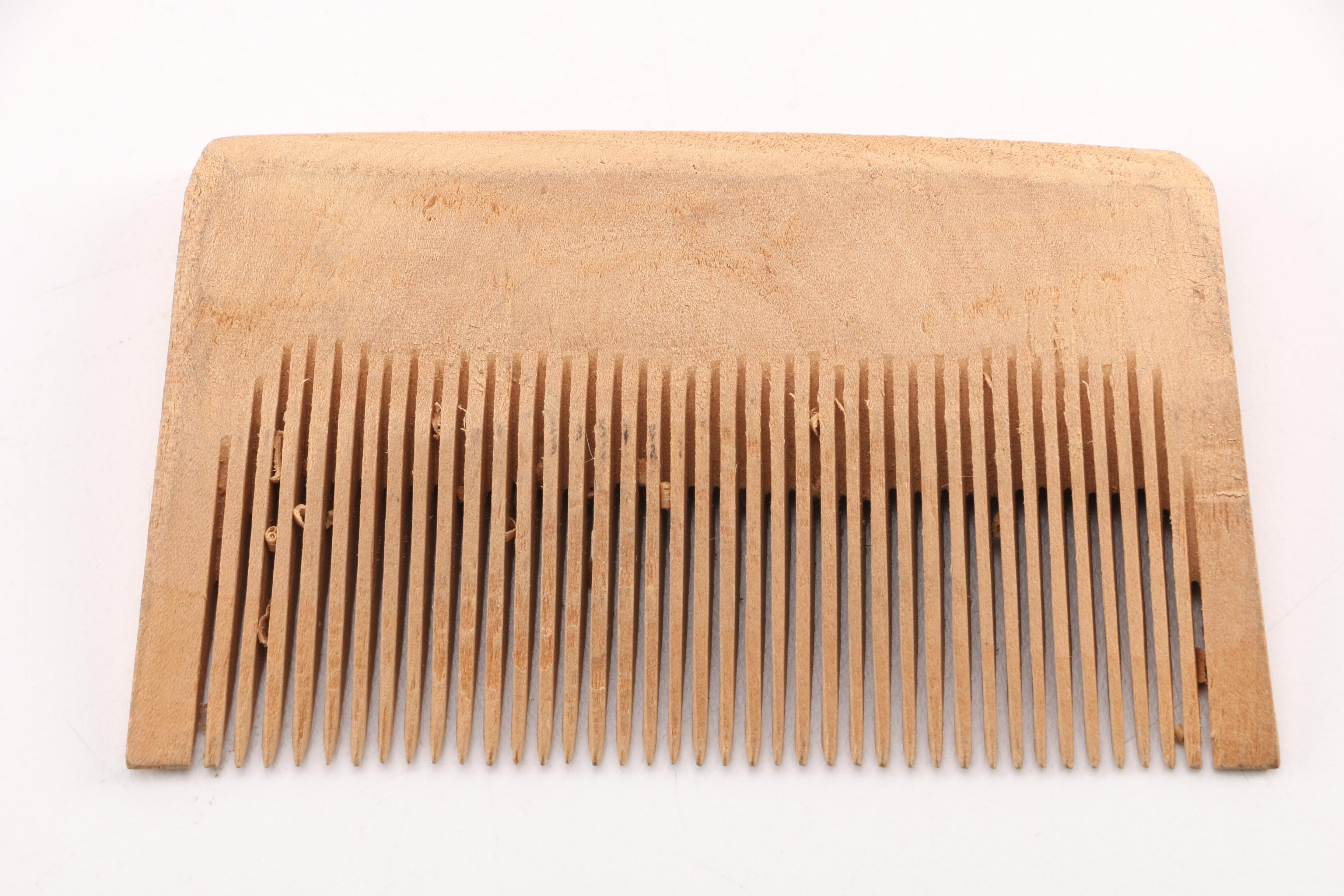 Carved Wood Lice Combs