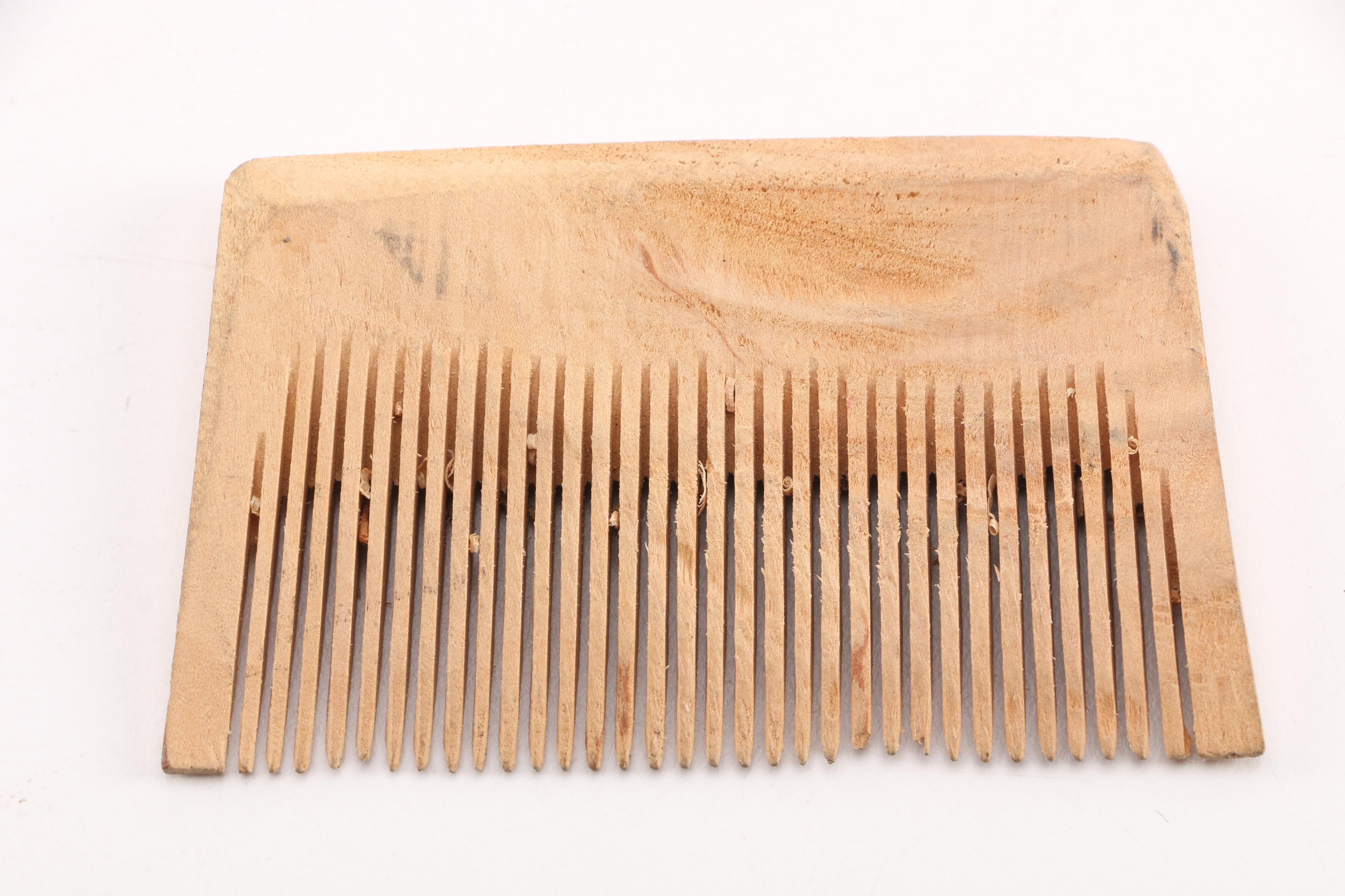 Carved Wood Lice Combs