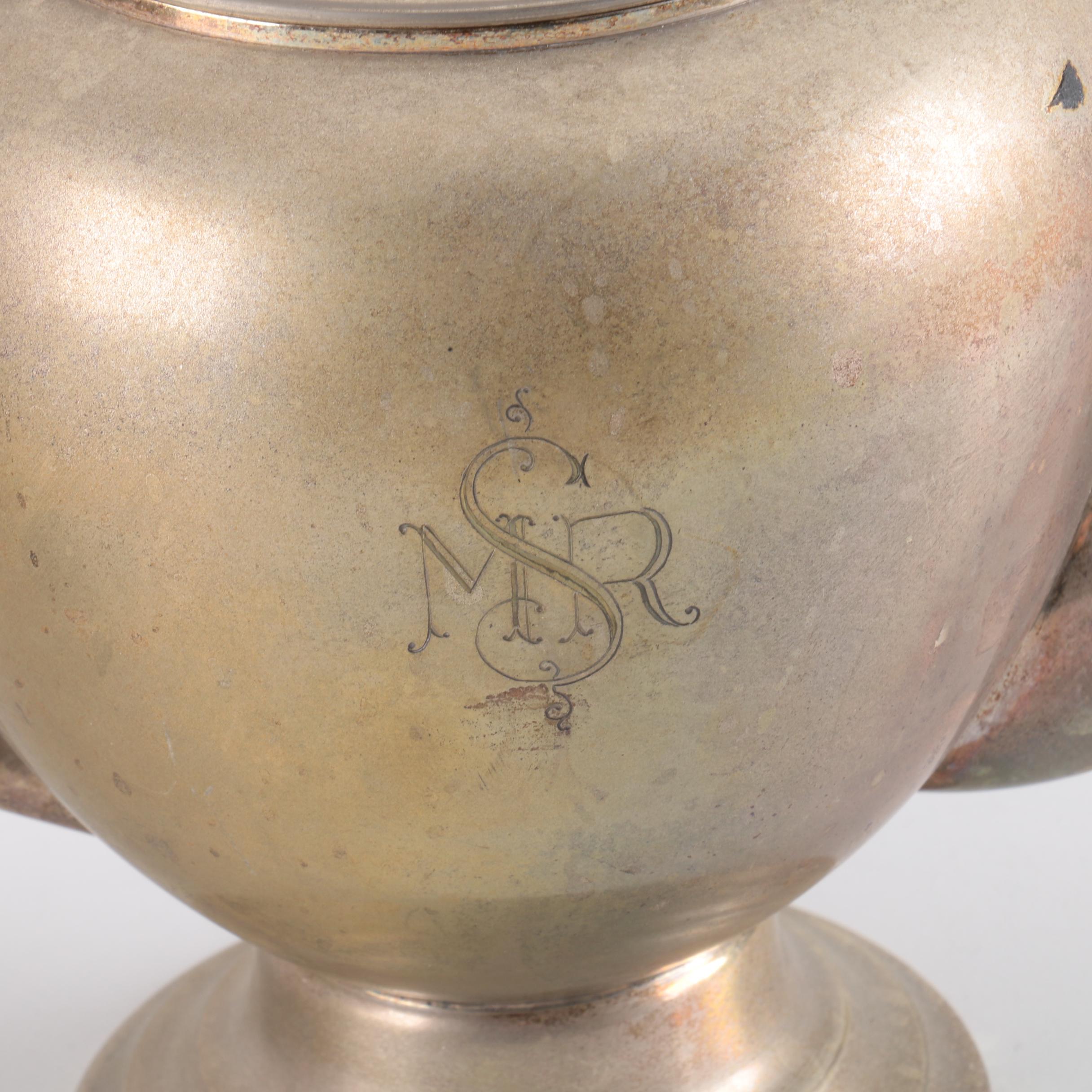 Sato Shoji Japanese Silver Plate Coffee and Tea Service