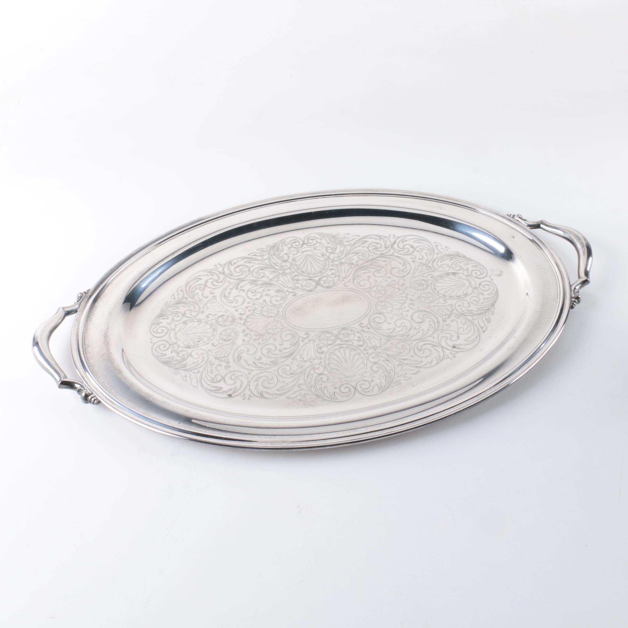 Oneida Paul Revere Style Silver Plate Coffee and Tea Service